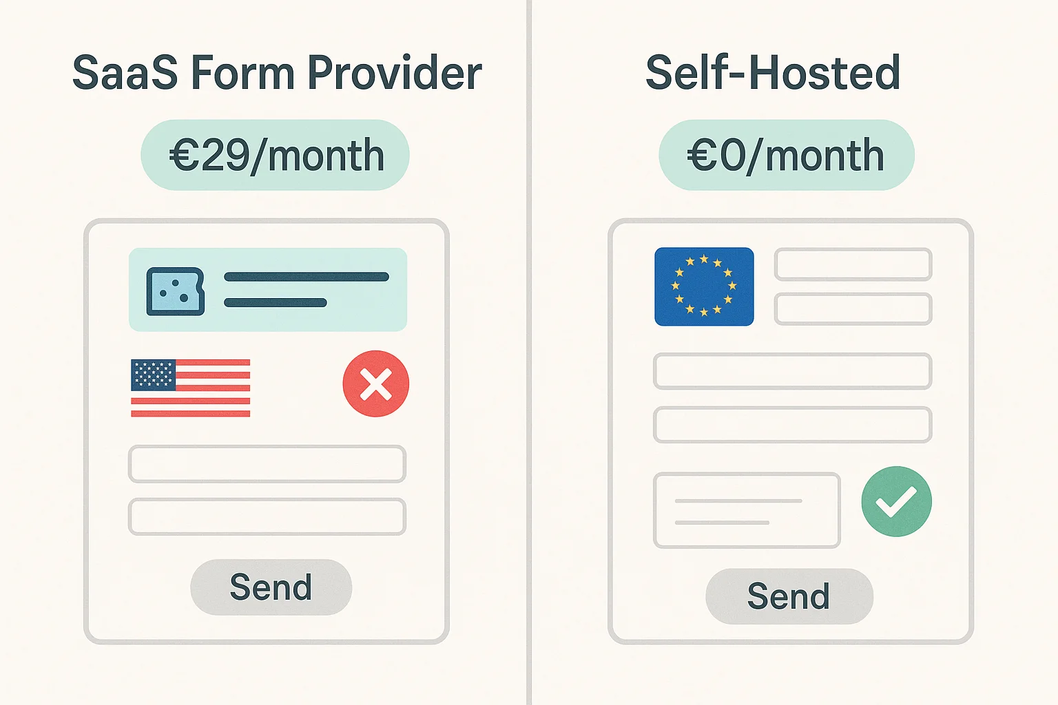 Kontaktformular DSGVO-konform: Muss es ein teures Abo sein?