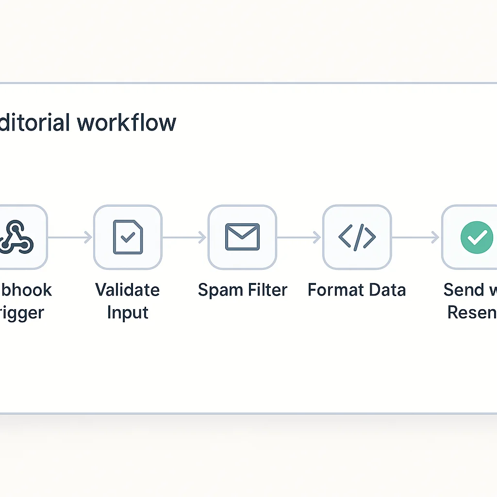 n8n-Workflow zur Verarbeitung von Formular-Einsendungen ohne Drittanbieter-Cookies