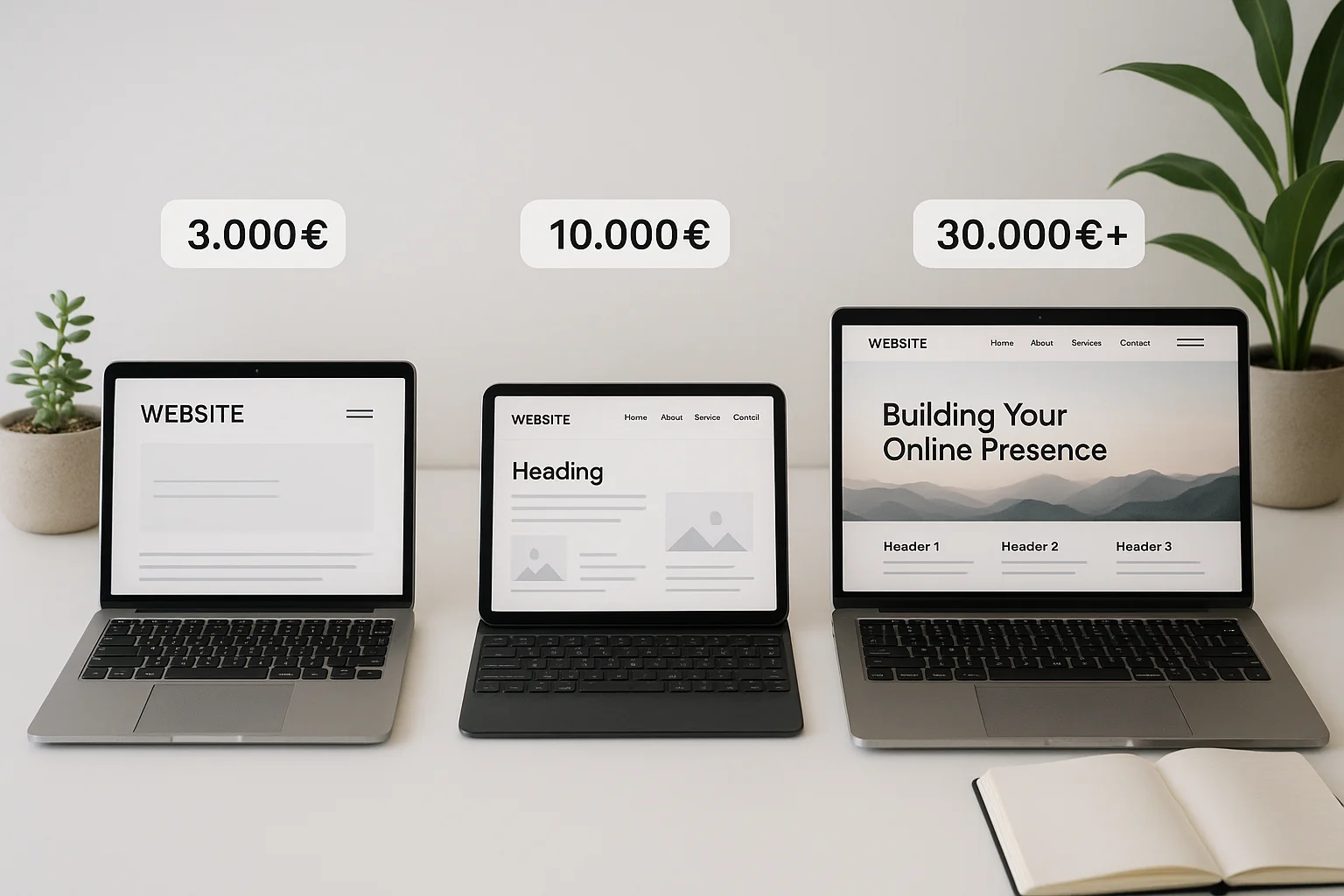 Was kostet eine Website 2026 wirklich? Realistischer Preis-Check